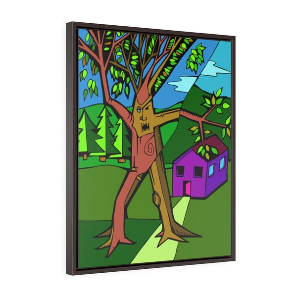 Tree Man - Ent - Framed Canvas Print