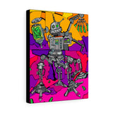 Robot Pickle Plucker - Canvas Print