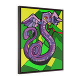 Winged Snake - Amphitere - Framed Canvas Print