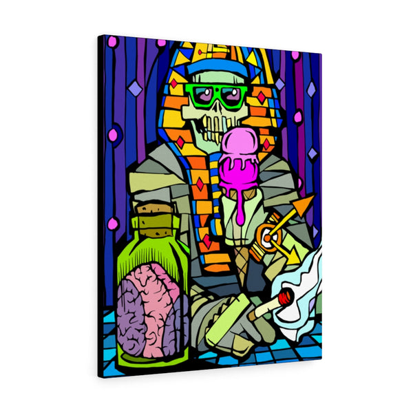 Pharaoh takes phive - Canvas Print