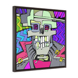 Xray Selfie - Framed Canvas Print