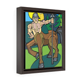 Stern Centaur - Framed Canvas Print