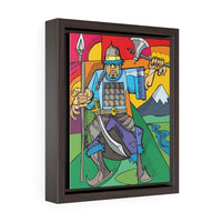 Genghis Khan - Framed Canvas Print