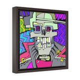 Xray Selfie - Framed Canvas Print