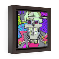 Xray Selfie - Framed Canvas Print