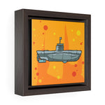 Sub Orange - Framed Canvas Print