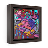 Explained  - Framed Canvas Print