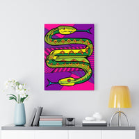 Two headed Snake - Amphisbaena - Canvas Print