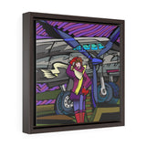 Bon Voyage Amelia - Framed Canvas Print