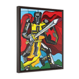 Black Knight - Framed Canvas Print