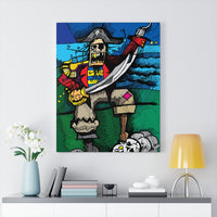 Salty Pirate - Canvas Print