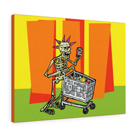 Shop to Death - Canvas Print