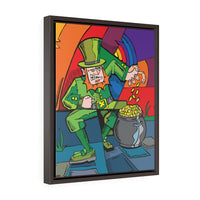 Leprechaun - Framed Canvas Print