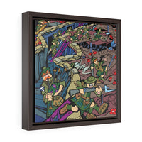 Over the Top - Framed Canvas Print