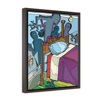 Shadow People - Framed Canvas Print