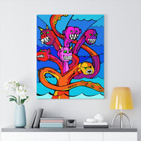 Sea Serpent - Scyllia - Canvas Print