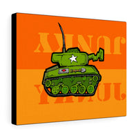 Tank Orange - Canvas Print