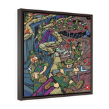 Over the Top - Framed Canvas Print