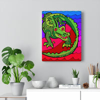 Crocogator - Canvas Print