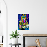 Pharaoh takes phive - Metal Print