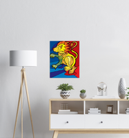 Alphyn Lion - Metal Print