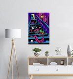 Basement Stairs of Terror - Metal Print