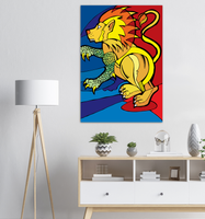 Alphyn Lion - Metal Print