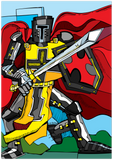 Black Knight - Metal Print