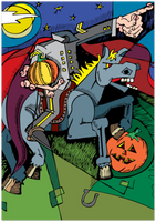 Headless Horseman - Metal Print