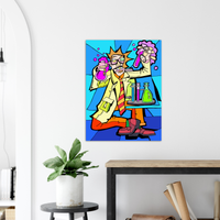 Mad Scientist - Metal Print