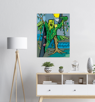 Swamp Monster - Metal Print