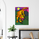 Werewolf - Metal Print