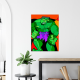 Green Monster Man - Metal Print